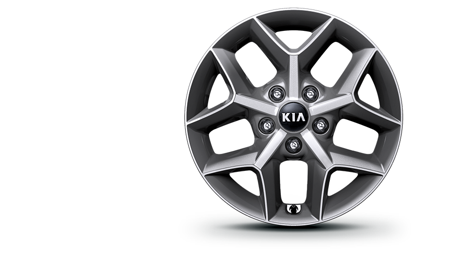 Dark metal gray alloy wheel