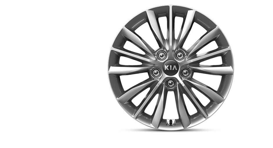 225/55R 17" Fine Silver Alloy Wheel