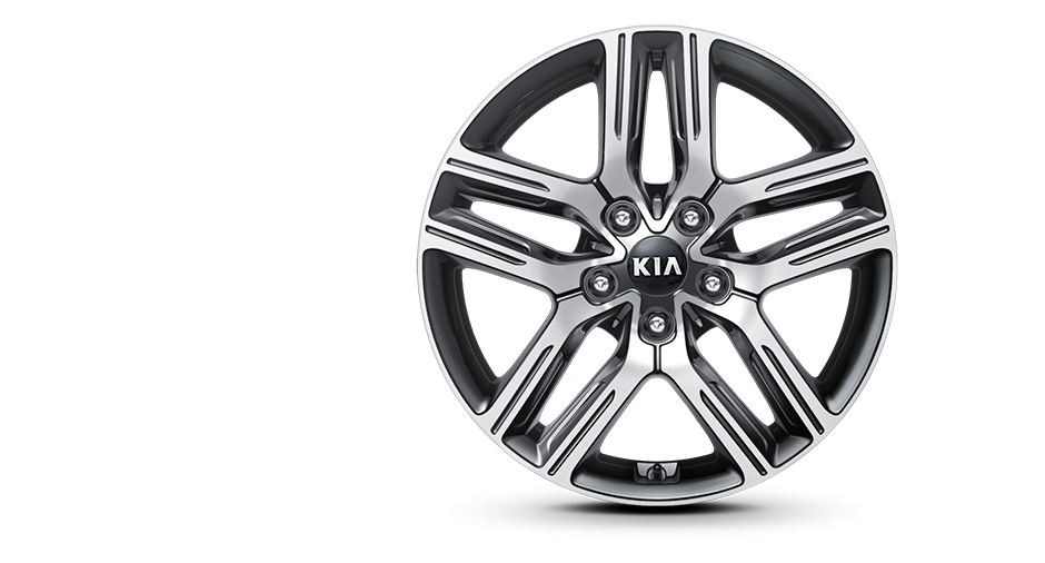 عجلات ألمنيوم مقاس 17 بوصة 225/45 R17 _ رمادي معدني داكن 