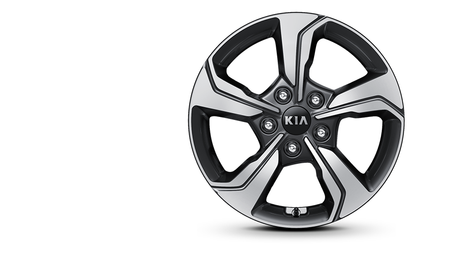عجلات ألمنيوم مقاس 16 بوصة مقاس 205/55 R16 - رمادي معدني داكن 