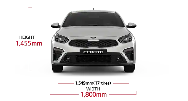 Kia Cerato Dimensions