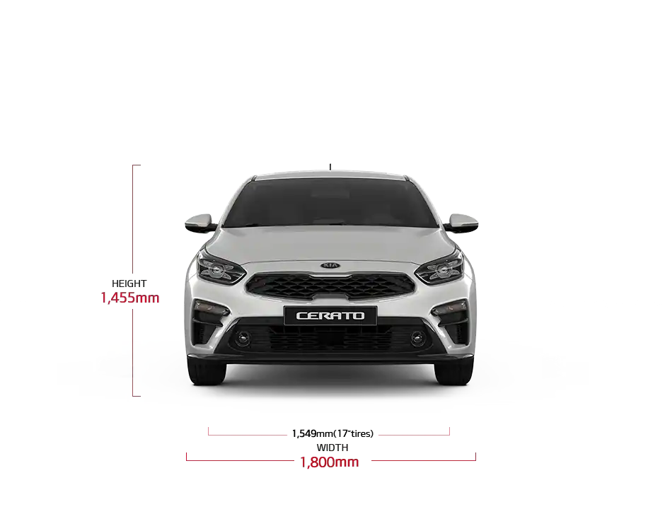 Kia Cerato Dimensions