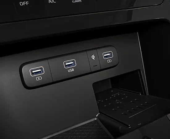 Center-console USB charger