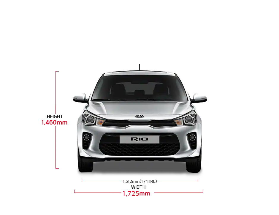 Kia Rio 5 Door Dimensions