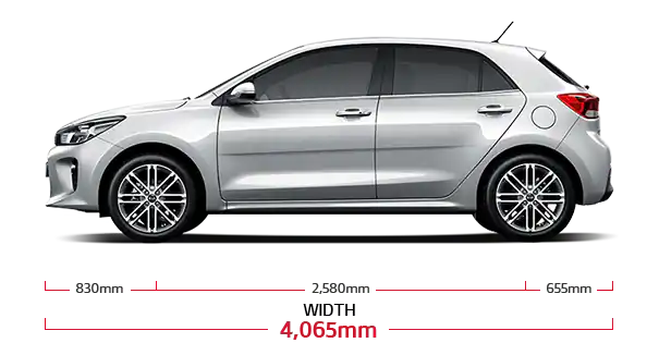 Kia Rio 5 Door Dimensions