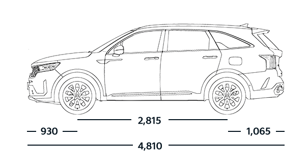 kia-sorento-mq4-22my-dimensions-side-t