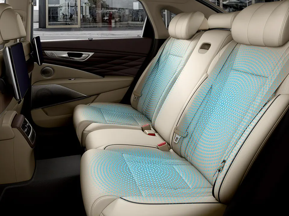 تهوية المقعد الخلفي