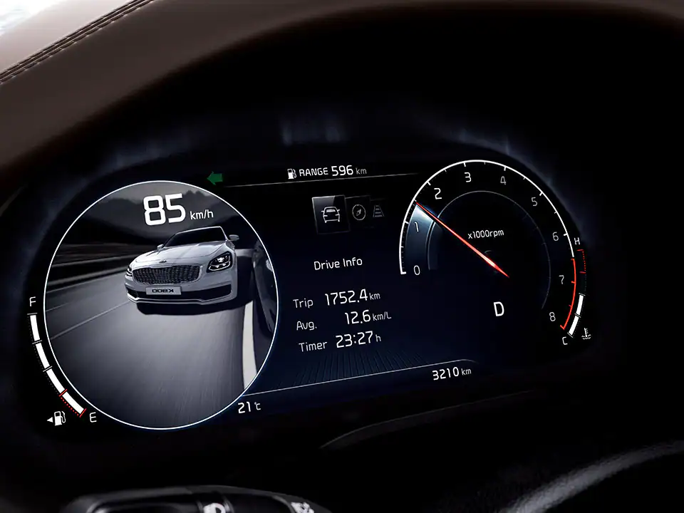 شاشة مراقبة النقاط  العمياء (BVM)