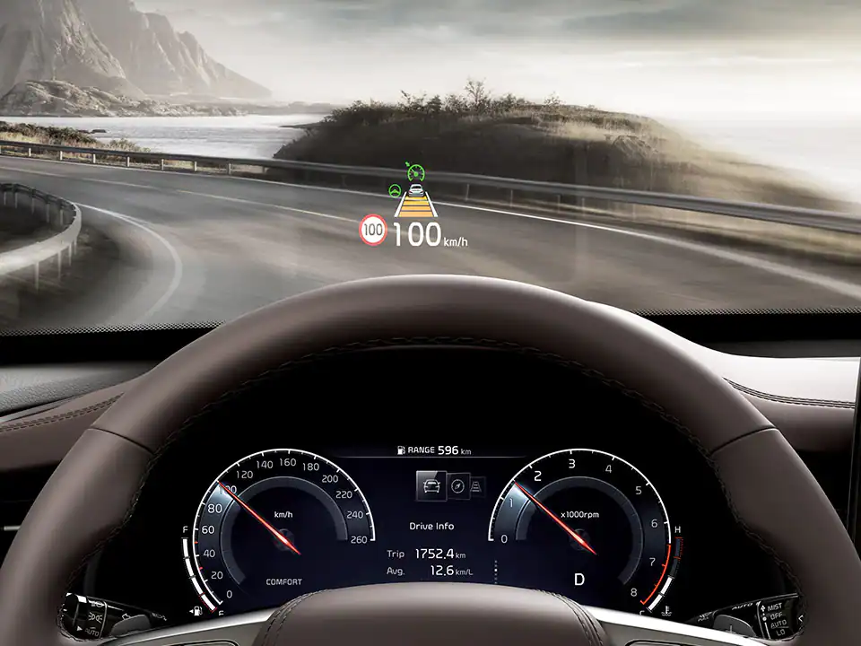 شاشة العرض العلوية (HUD)