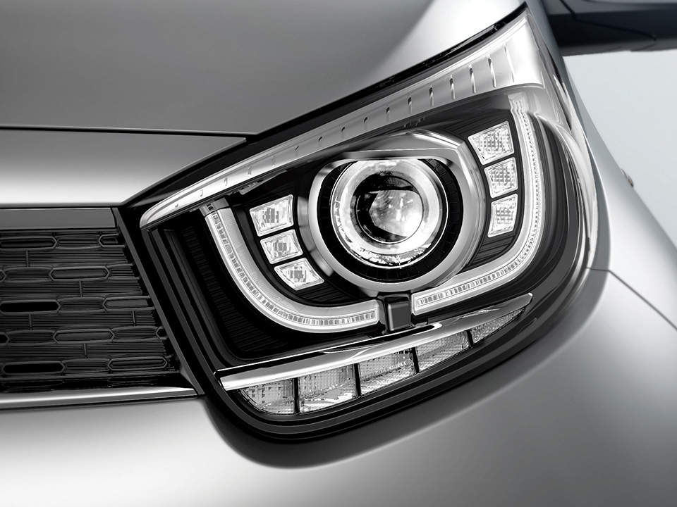 Projection foglamps with DRL