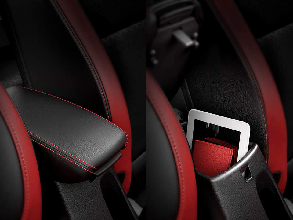 Center console armrest