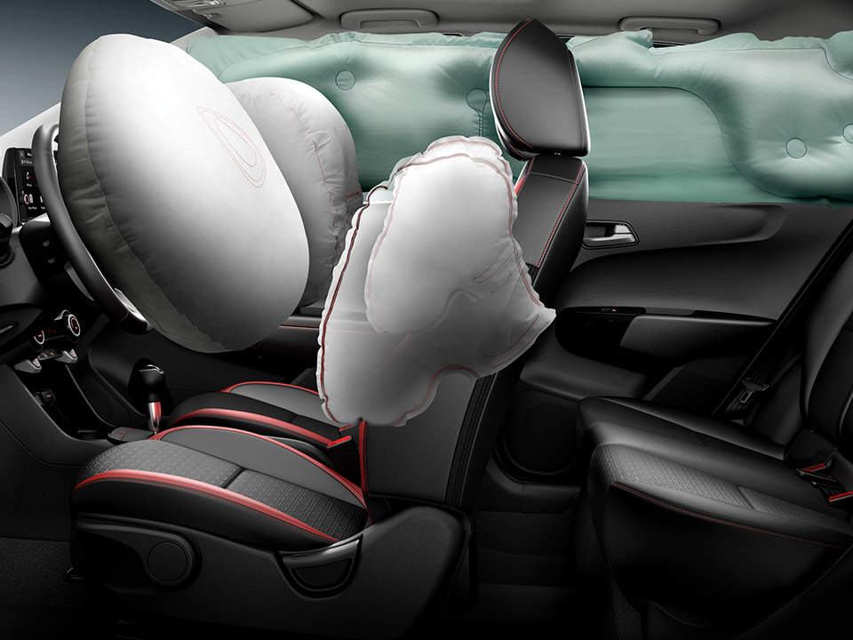 Front / side / side curtain airbags