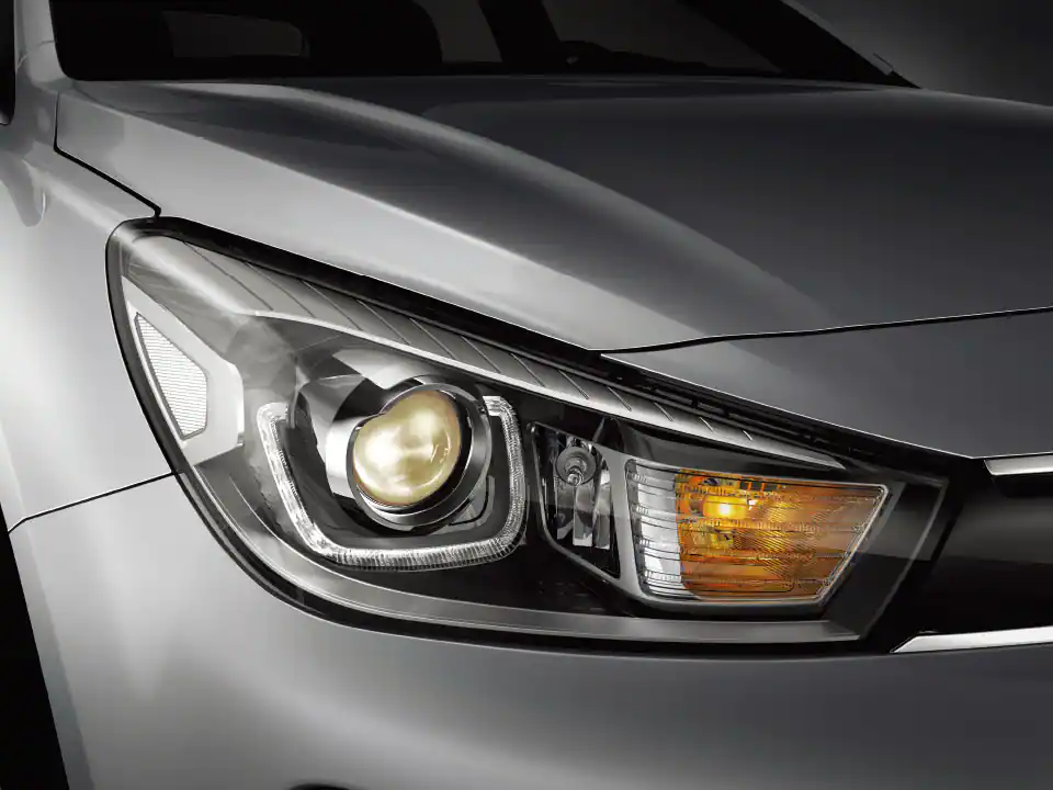 Bi-projection headlamps