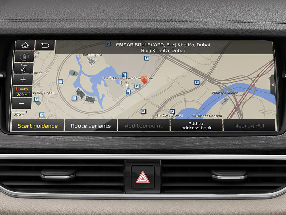12.3˝ navigation system