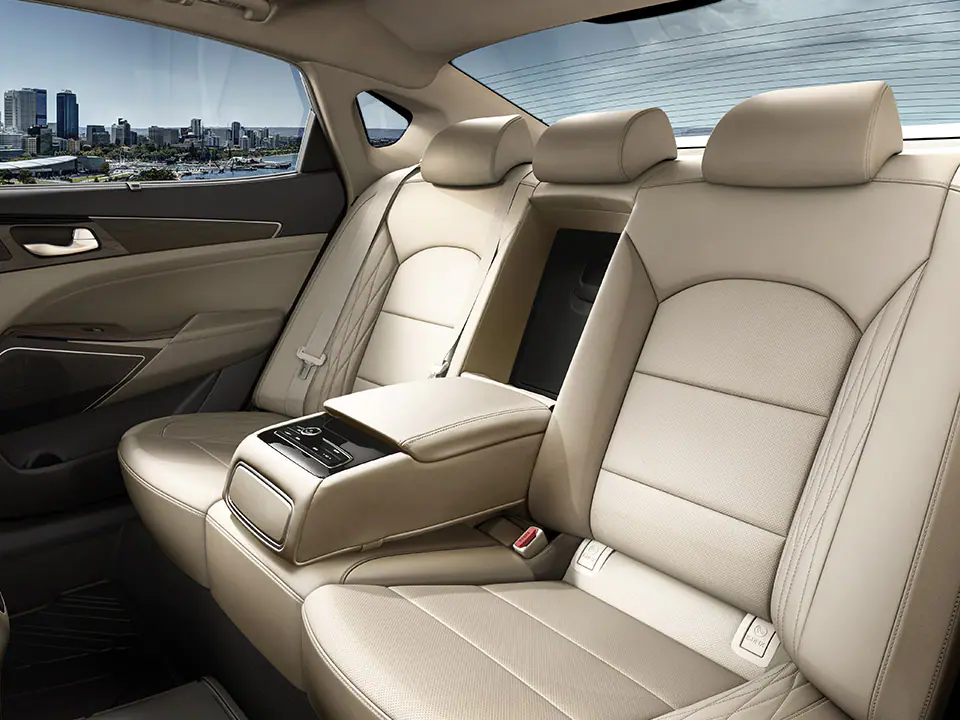 Rear seat comfort and convenience