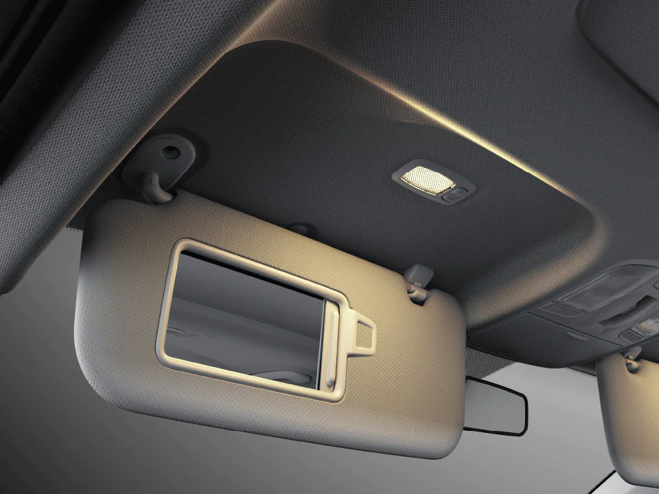 Sunvisor illumination lamps